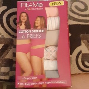 New unopened Fit for me briefs 6 pack sale prices have to be bundled